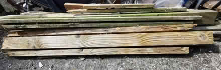 Photo of free Lot wood offcuts, old Fence posts & panels. (Northway OX3) #1