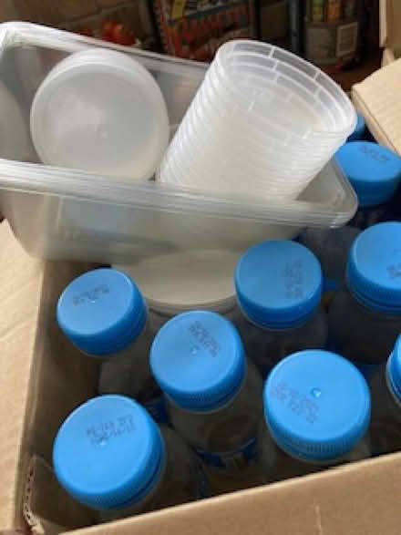 Photo of free Plastic tubs & pots (Dogsthorpe) #2