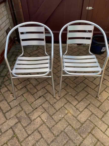Photo of free 2 metal garden chairs (Gunthorpe) #1