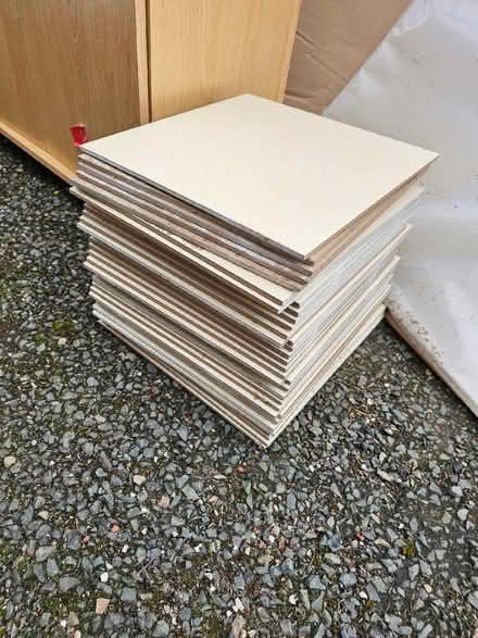 Photo of free 35 cream floor tiles 33cm (St. Georges TF2) #2
