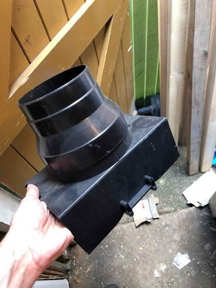 Photo of free Plastic T-Piece from extractor fan (Whitchurch-on-Thames RG8) #1