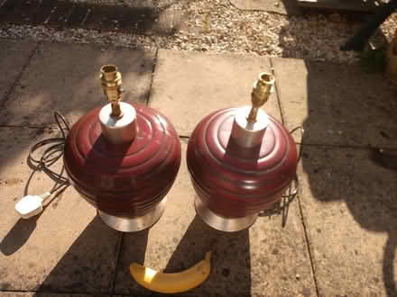 Photo of free Pair of table lamps (Eardington) #1