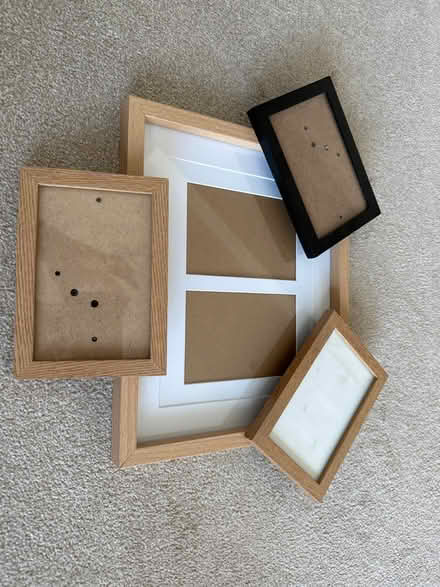 Photo of free 4 x wooden photo frames (Cardiff Bay CF11) #1