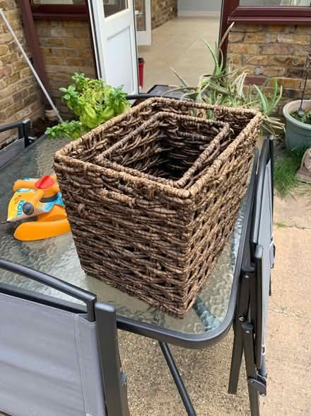 Photo of free Rattan Storage containers (Sandhurst, Berkshire) #1