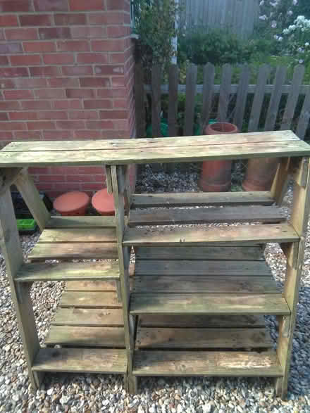 Photo of free A-frame plant shelves (Wallingford, OX10) #1