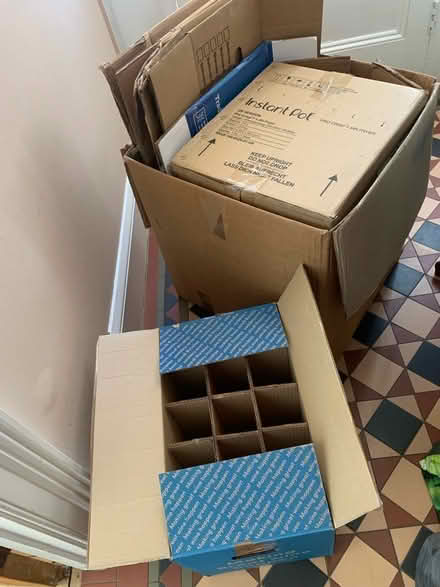 Photo of free 12 packing boxes (GL53) #1