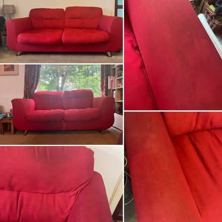 Photo of free 3 seater & 2 seater sofa (Deaconsbank G77) #1