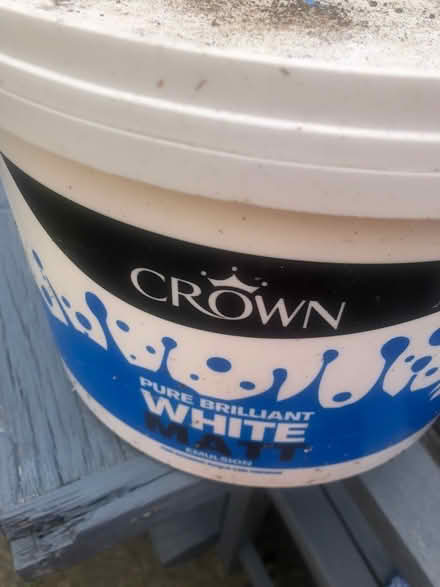 Photo of free 3 x 10ltr White Matt Paint (Bicester) #1
