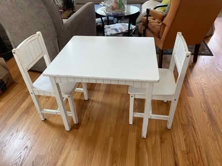 Photo of free Little kid table and chairs (Brightwood (20012)) #1