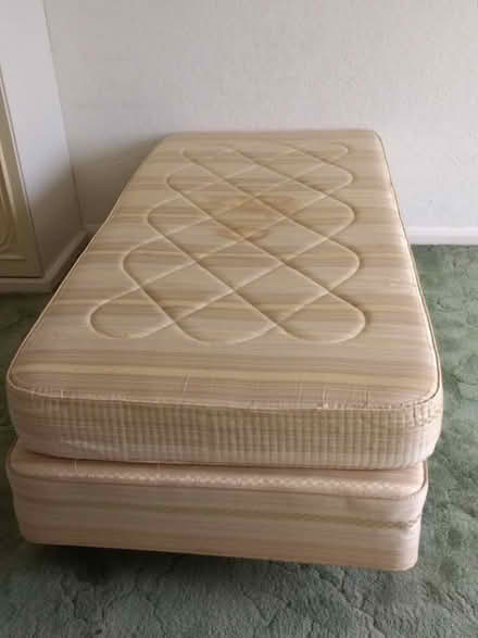 Photo of free Sprung-base single divan bed (Cockfosters EN4) #3