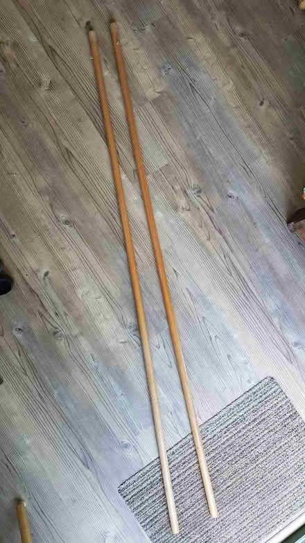Photo of free Curtain rails, fittings and rings - wooden (Trumpington Ward CB2) #4