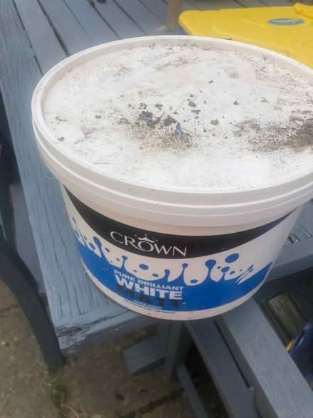 Photo of free 3 x 10ltr White Matt Paint (Bicester) #2