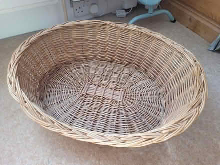 Photo of free Wicker dog basket (Wokingham RG40) #1