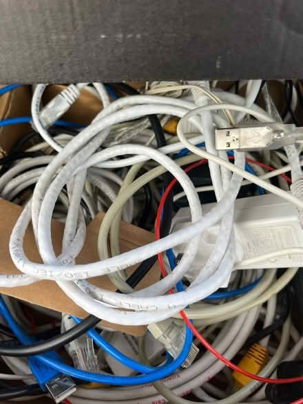Photo of free Box of Mixed Cables (Blythe Bridge ST11) #2