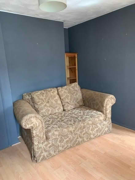 Photo of free lovely Gold coloured sturdy sofa. (South Darenth DA4) #1