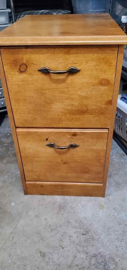Photo of free 2 drawer hanging file cabinet (San Mateo) #1
