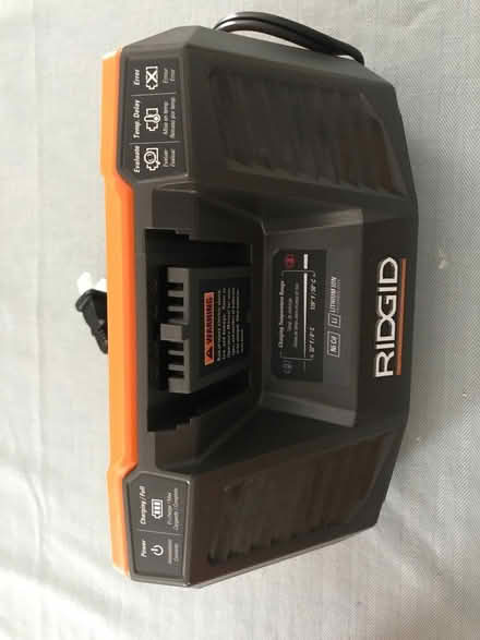 Photo of free Ridgid 18V battery charger (Bedford MA near town center) #1