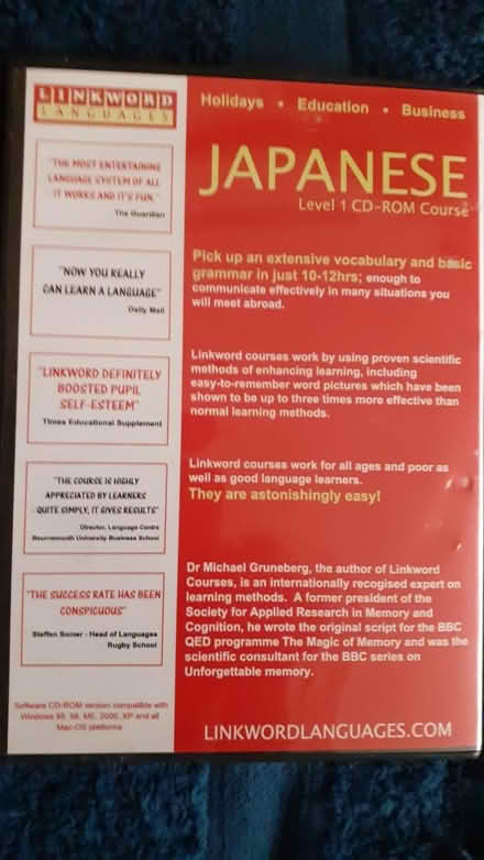 Photo of free Japanese Level 1 CD-ROM Course (Heaton NE6) #1