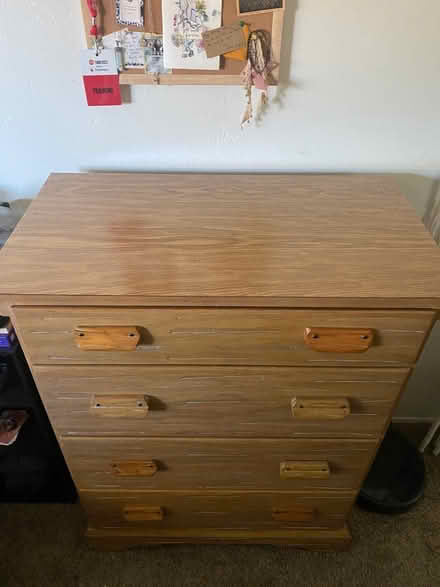 Photo of free Sturdy wood dresser (La Mesa) #2