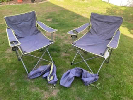 Photo of free Pair of folding camping chairs (South Tonbridge TN11) #1