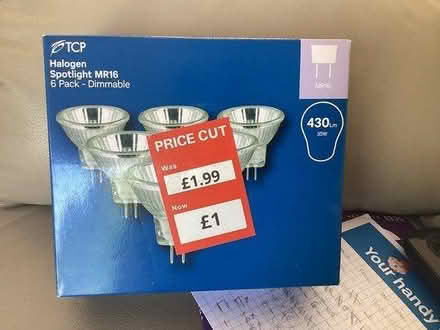 Photo of free MR16 Halogen Spotlight Bulbs (Great Yeldham CO9) #1