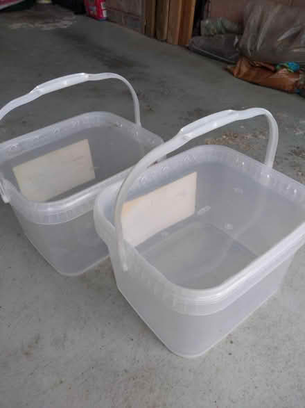 Photo of free 2 See-through Plastic Containers (Woodmancote GL11) #1