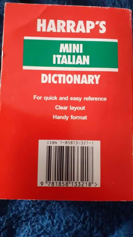 Photo of free Italian Pocket Dictionary (Heaton NE6) #1