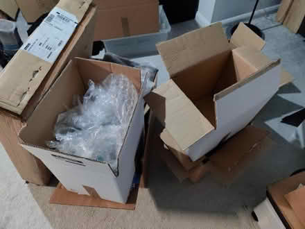 Photo of free Boxes and bubble wrap (Winklebury RG23) #1