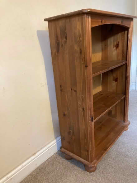 Photo of free Wooden shelving unit (Badshot Lea GU9) #2