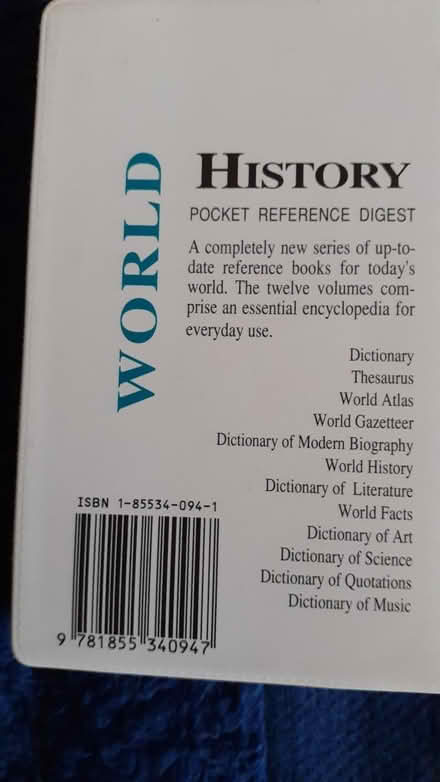 Photo of free World History - Pocket Reference Digest (Heaton NE6) #2