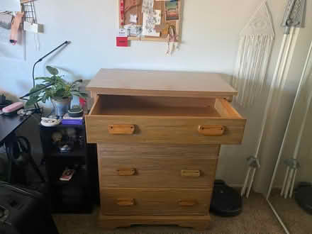 Photo of free Sturdy wood dresser (La Mesa) #4