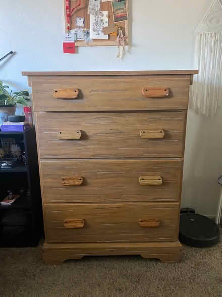Photo of free Sturdy wood dresser (La Mesa) #3