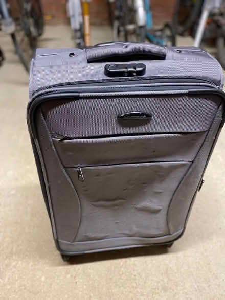 Photo of free Medium silver suitcase with wheels (Southmoor OX13) #1