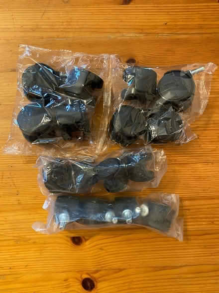 Photo of free Four sets of wheels for carts (Belmont) #2