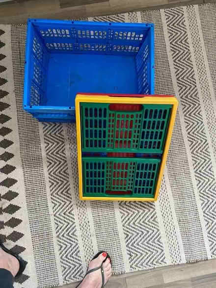 Photo of free 2 folding plastic crates (Royal Standard SE7) #1