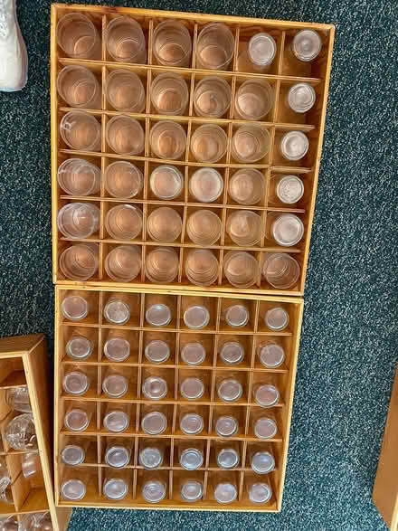 Photo of free Glasswear in Wooden trays (Woodley Park) #3