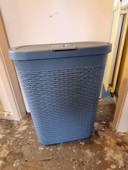 Photo of free Dunelm grey laundry basket OL5 area (Mossley OL5) #3