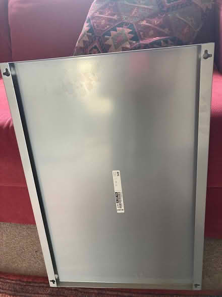 Photo of free Metal magnetic noticeboard (Ikea) (Flackwell Heath) #2
