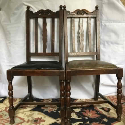 Photo of free 2 same but odd chairs (Stretton DE55) #2