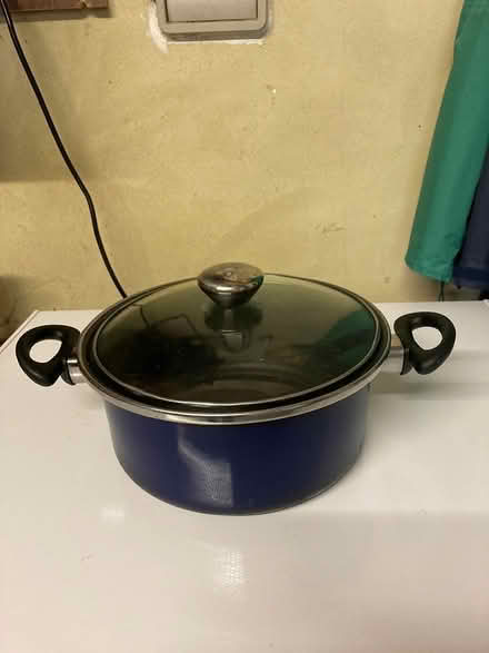 Photo of free Large non stick saucepan with lid (Flackwell Heath) #1