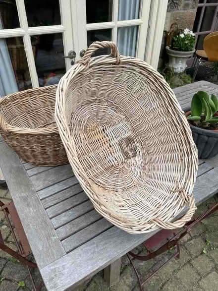 Photo of free Pair of wicker clothes baskets. (The Grange EH9) #1