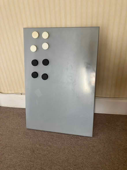 Photo of free Metal magnetic noticeboard (Ikea) (Flackwell Heath) #1