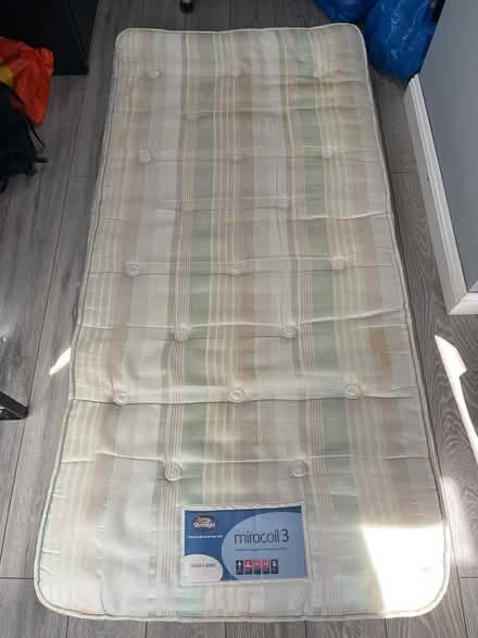 Photo of free Miracoil 3 Gold single mattress (WD5 Abbots Langley) #1
