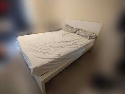 Photo of free IKEA double bed and mattress (Milton keynes, oldbrook, MK6) #1