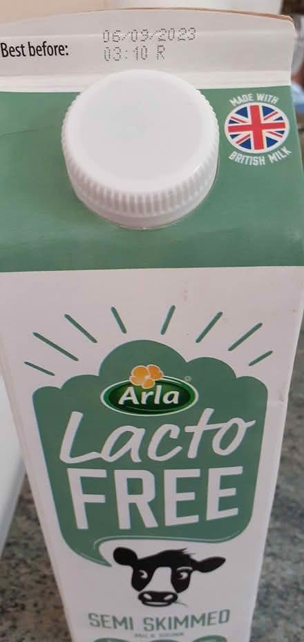 Photo of free Lacto free milk (GU3) #1