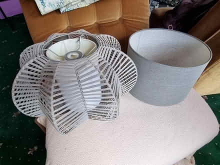 Photo of free 2 x dunelm ceiling lightshades (Mossley OL5) #1