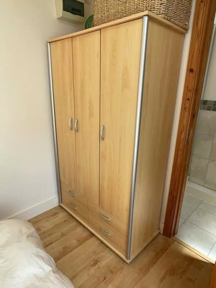 Photo of free MDF Oak Effect Double Wardrobe (kingston upon thames, KT2) #4