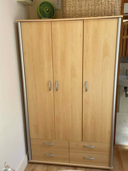 Photo of free MDF Oak Effect Double Wardrobe (kingston upon thames, KT2) #2