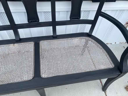 Photo of free Outdoor wood bench (Belmont Heights) #1