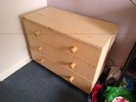 Photo of free 3- drawer wooden chest (Eastney PO4) #1
